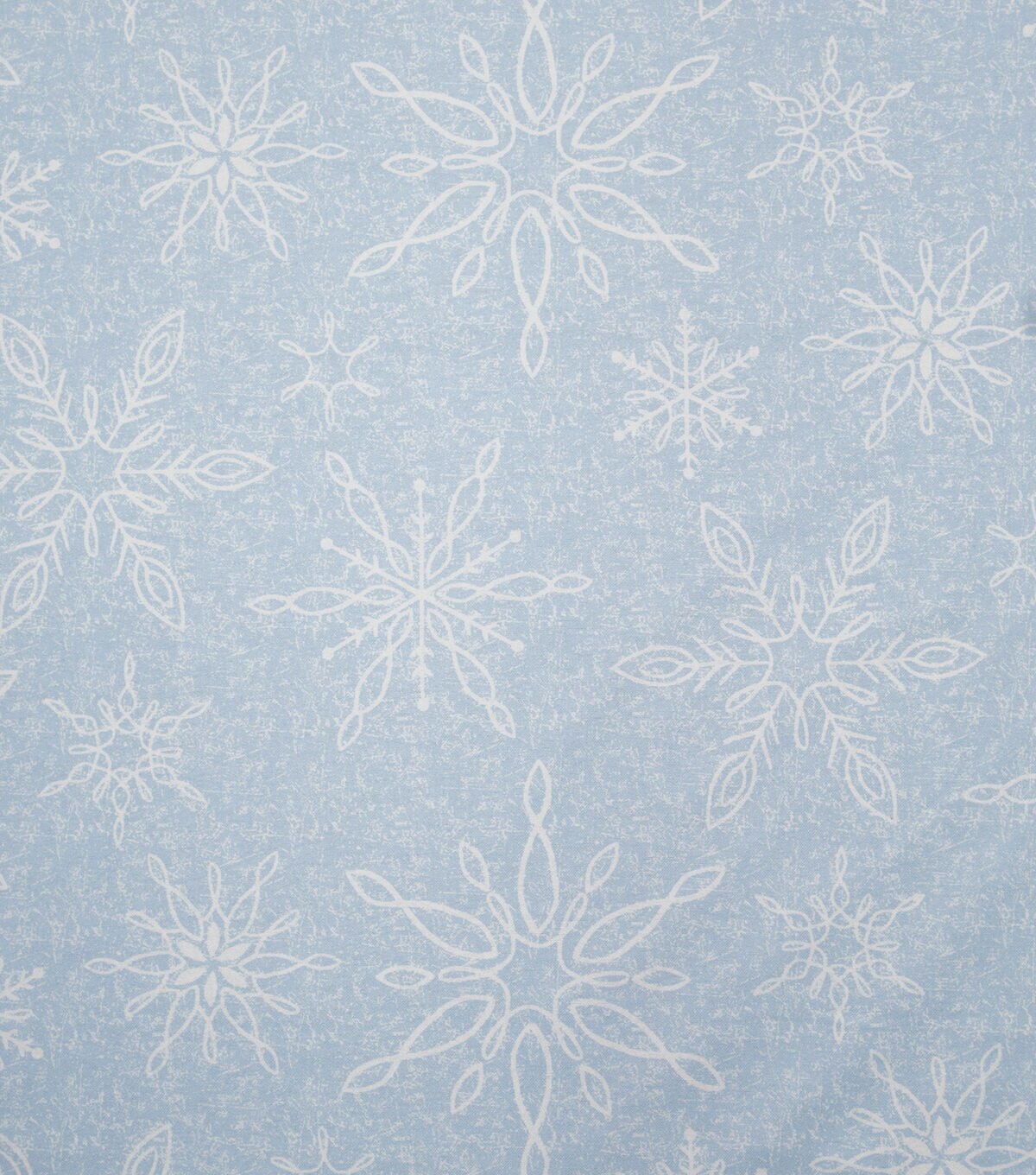 Large Snowflakes Super Snuggle Flannel Fabric