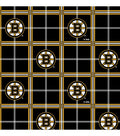 Boston Bruins Flannel Fabric Plaid
