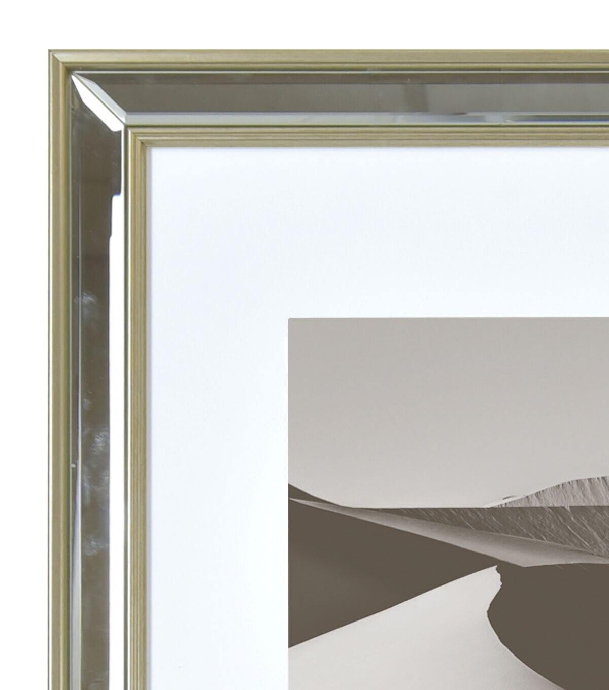 16 x 20 Matted to 11 x 14 Mirrored Wall Frame by Place & Time