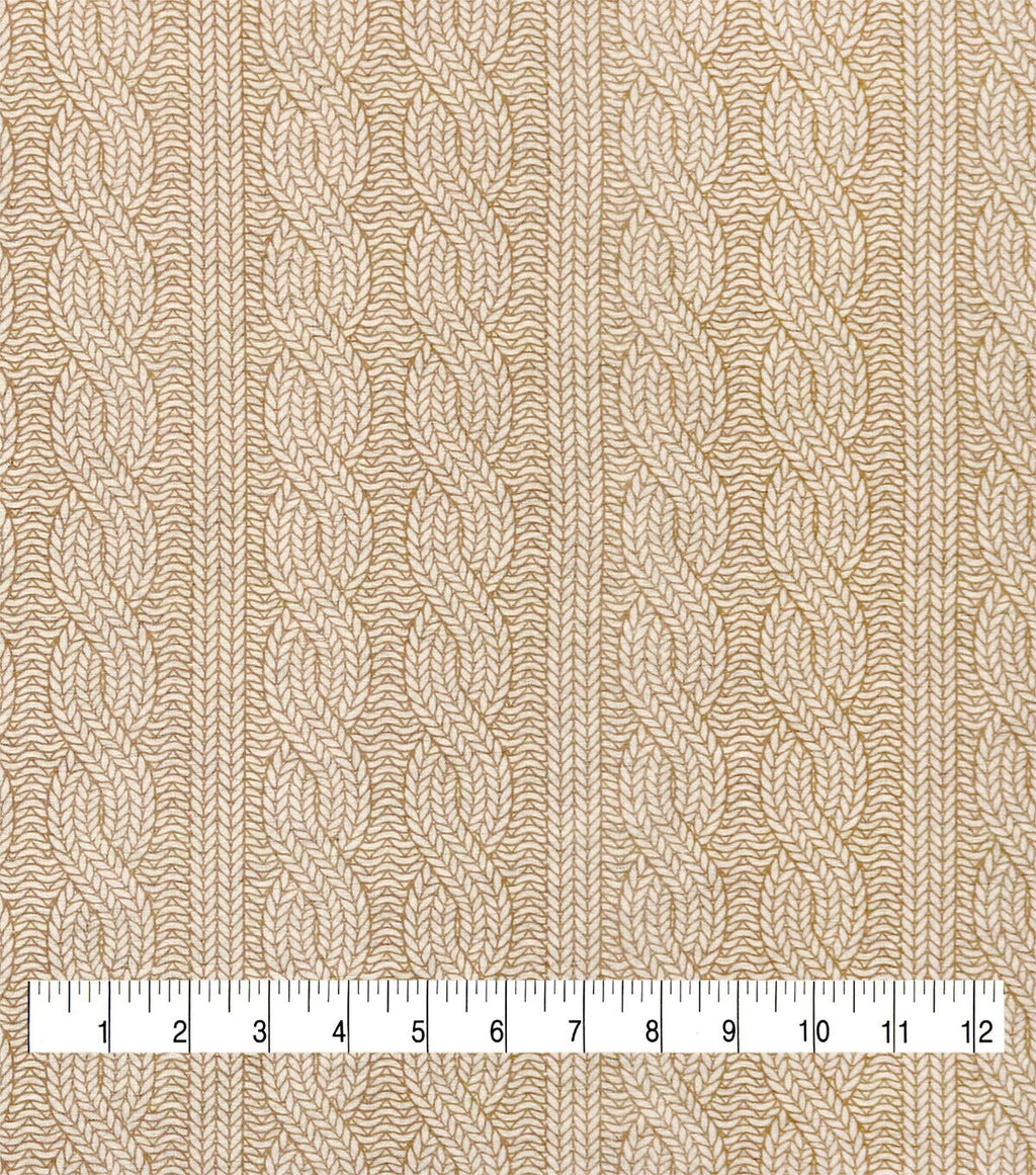 Knit Cream 108 Wide Flannel Fabric