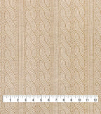 Knit Cream 108 Wide Flannel Fabric