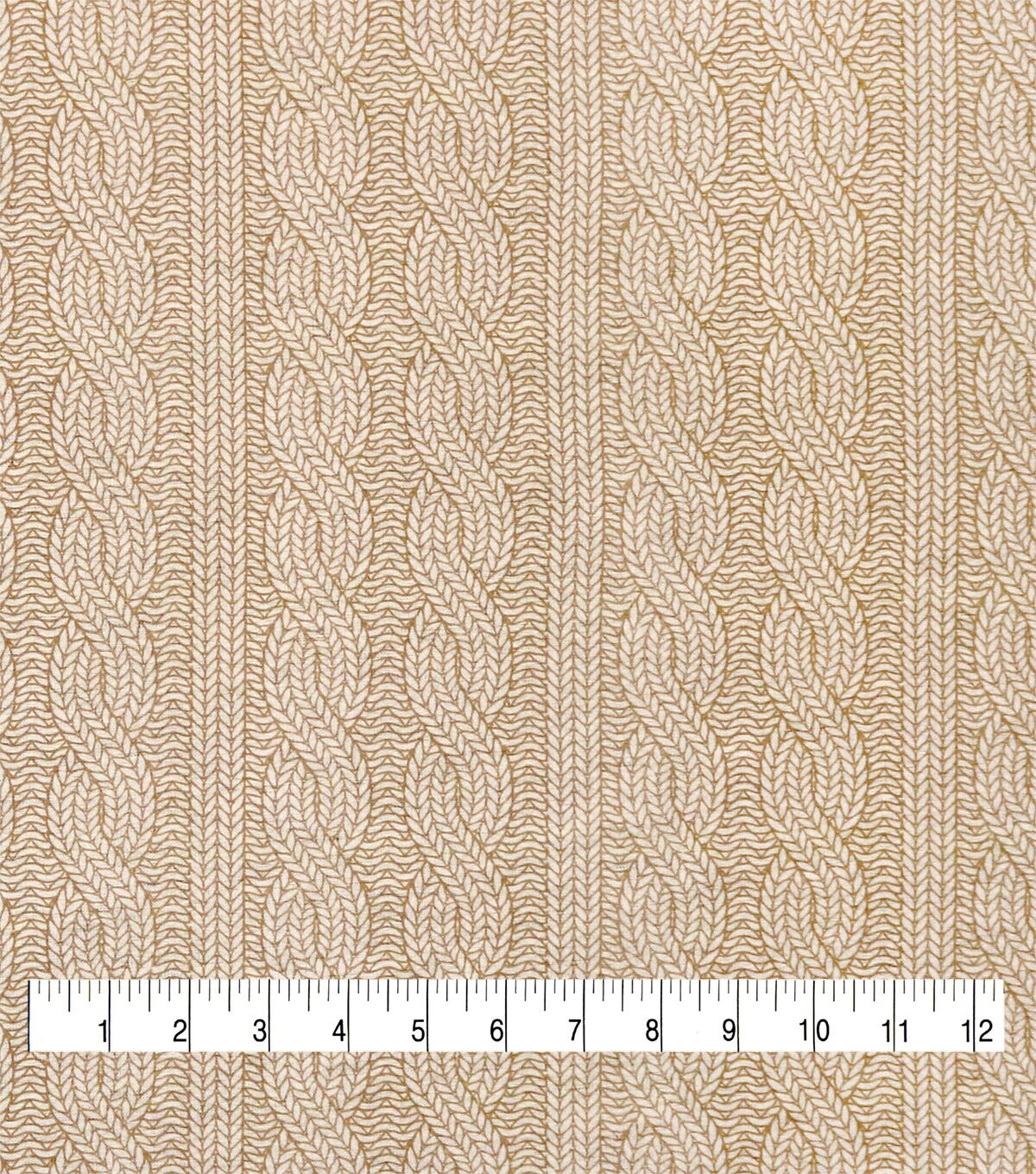 Knit Cream 108 Wide Flannel Fabric