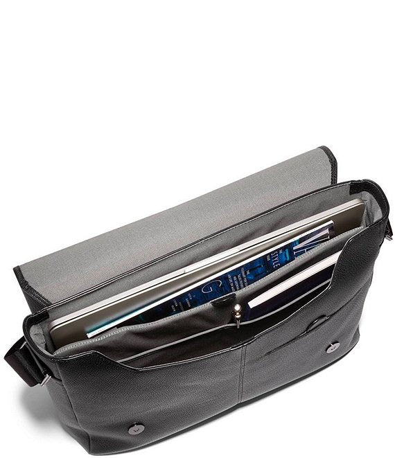 Triboro Leather Messenger Bag