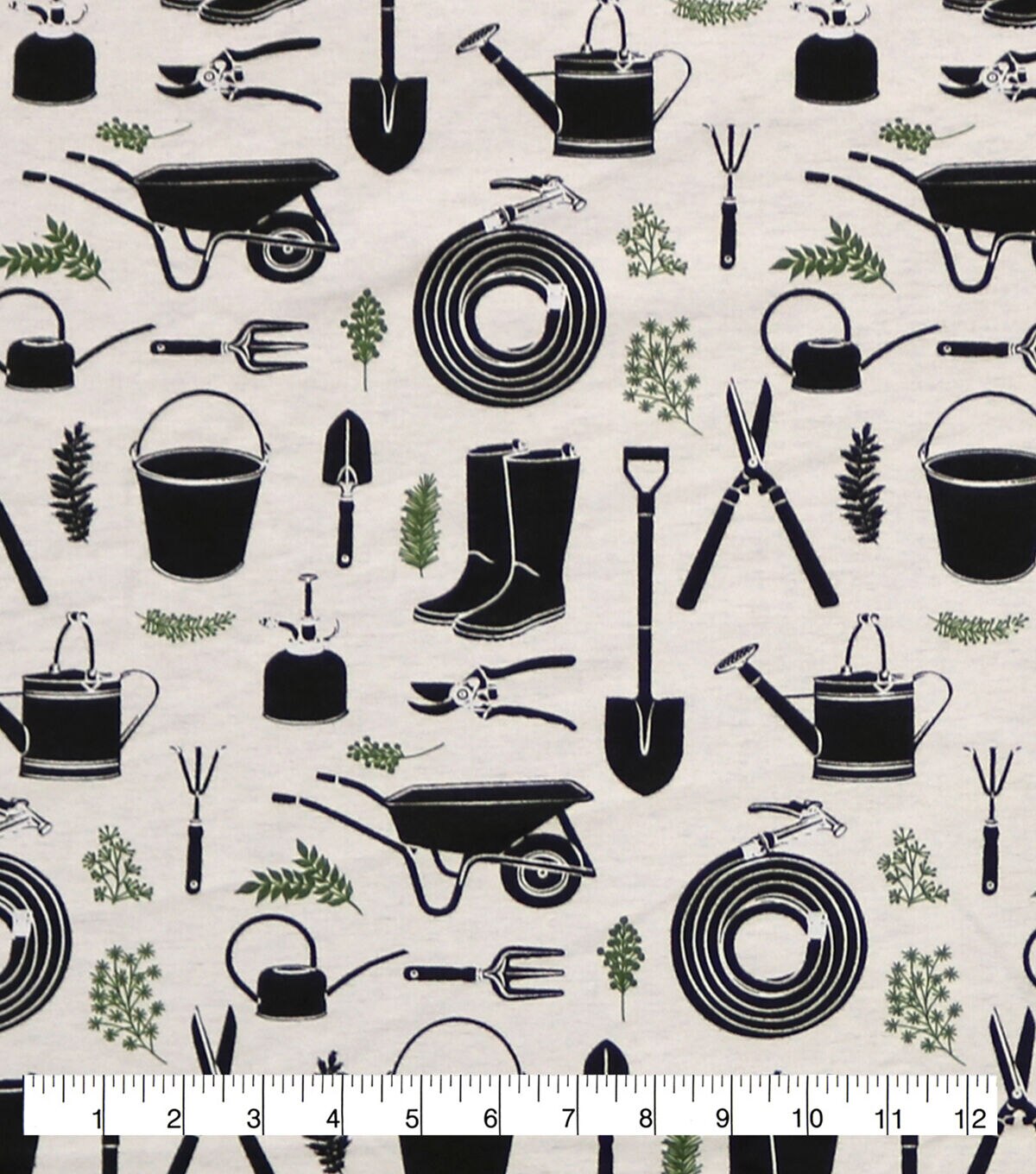 Garden Tools Super Snuggle Flannel Fabric