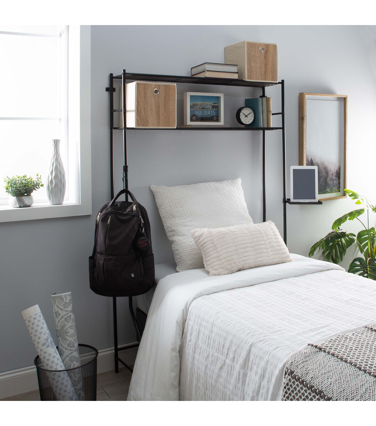 Organize It All 69 Black Multi Use Space Saver Rack