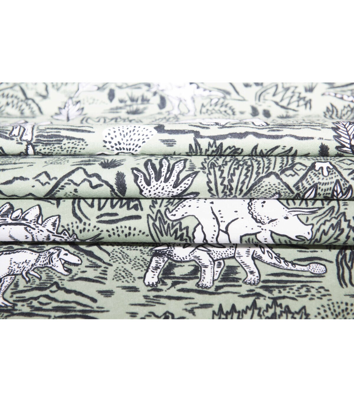 Super Snuggle Sketch Dino Flannel Fabric