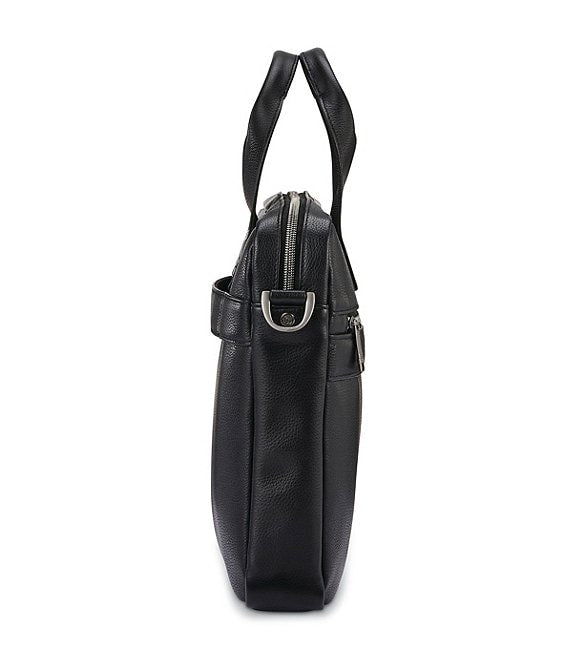 Classic Leather Slim Briefcase