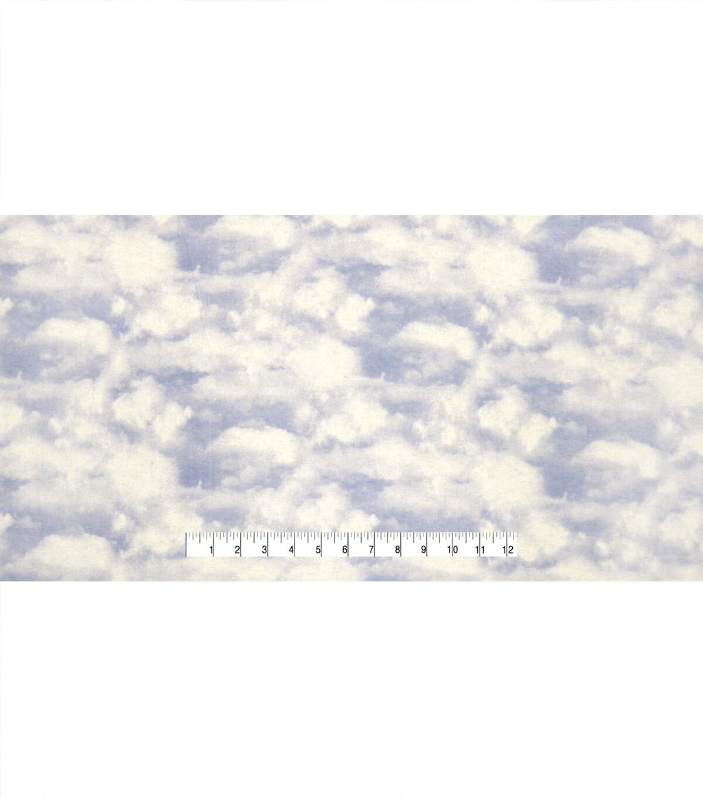 Clouds Super Snuggle Flannel Fabric