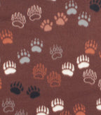 Bear Tracks Blizzard Fleece Fabric