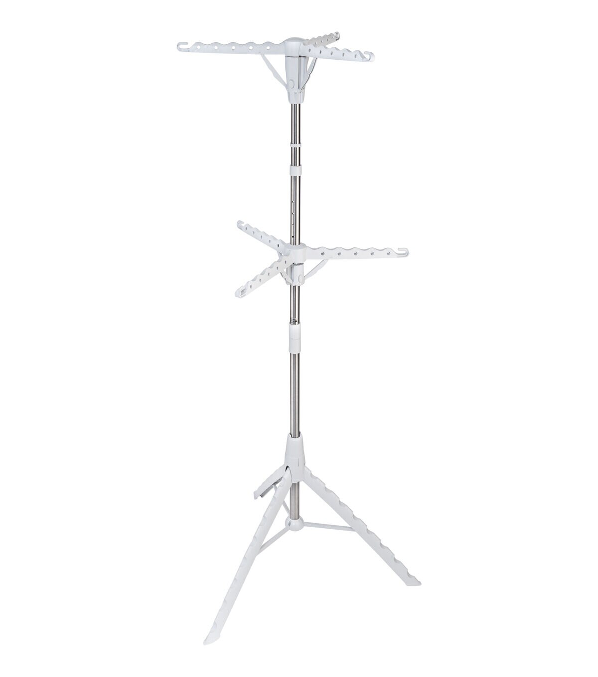 Honey Can Do 28.5 x 74 White 2 Tier Tripod Clothes Drying Rack