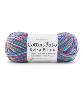 Premier Yarns Fair Multi 130yds Bulky Cotton Blend Yarn