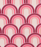 Pink Geometric Tonal Blizzard Fleece Fabric