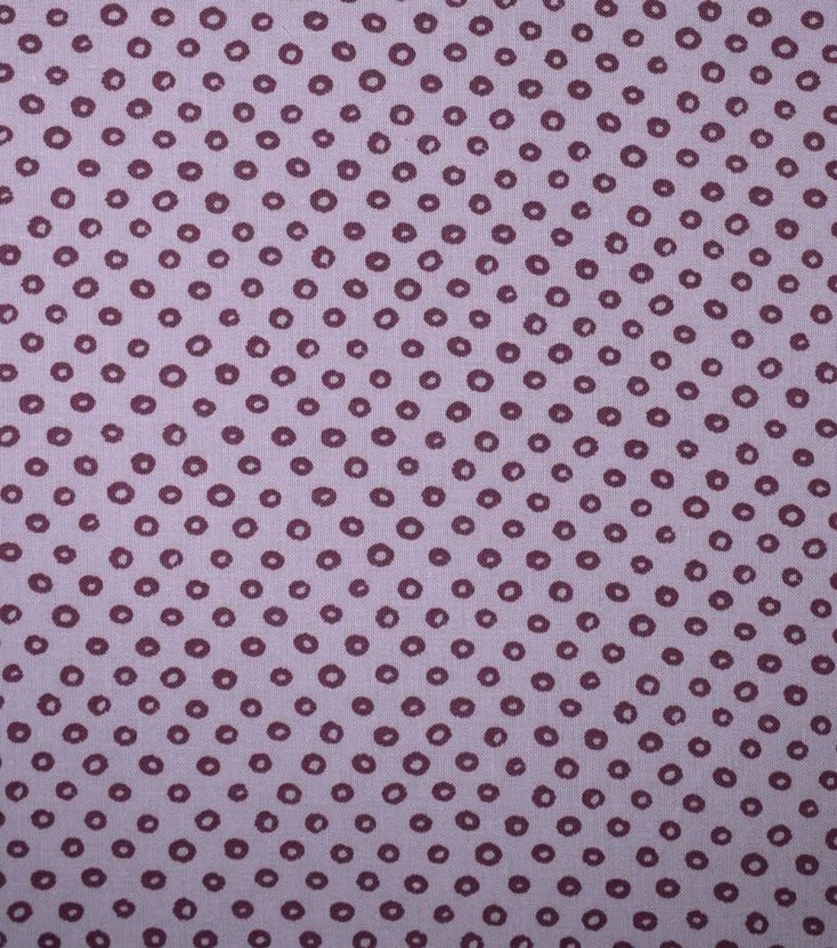 Dark Purple Dots Quilt Cotton Fabric by Quilter's Showcase