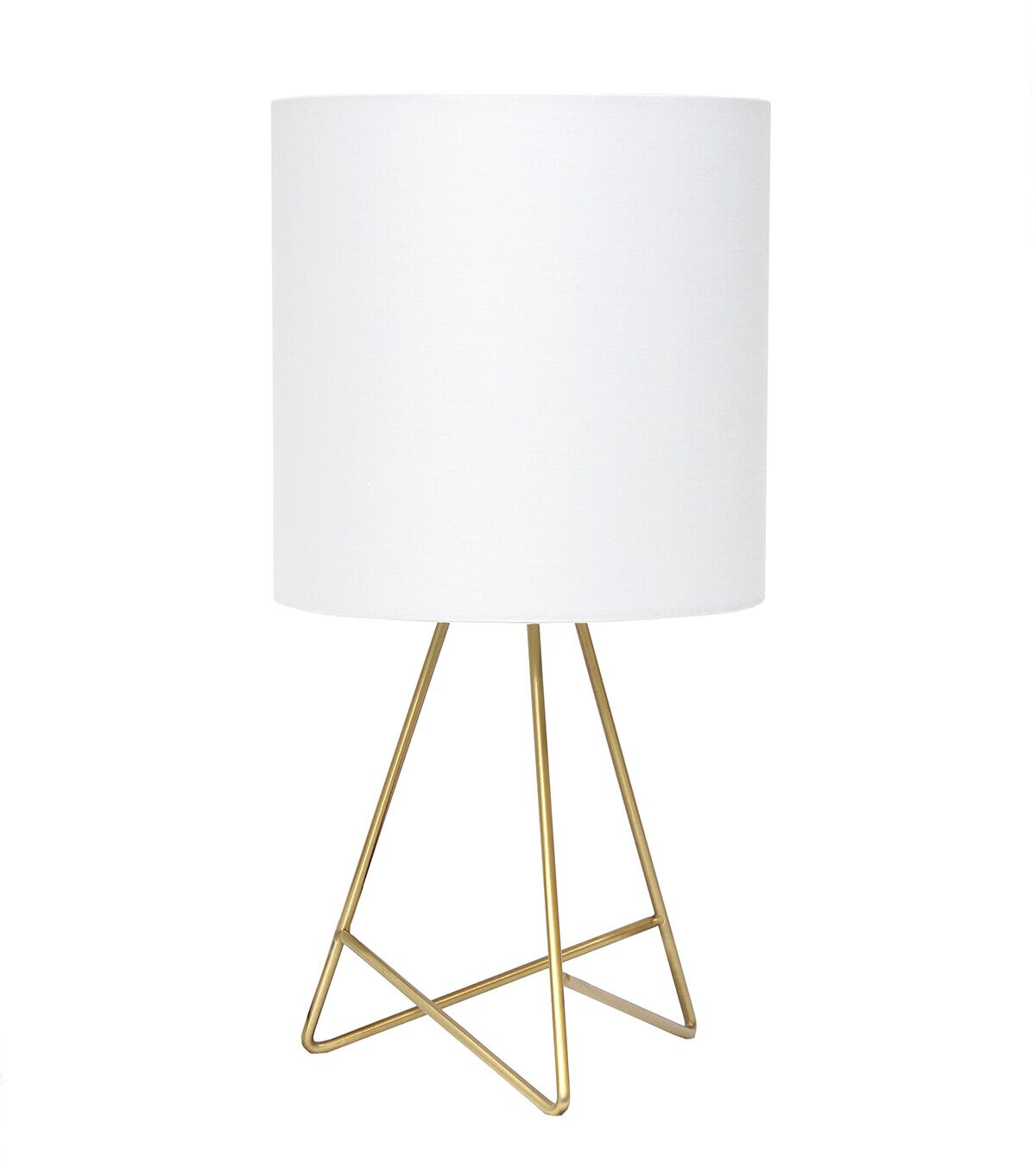 All The Rages Down to the Wire Table Lamp with Fabric Shade