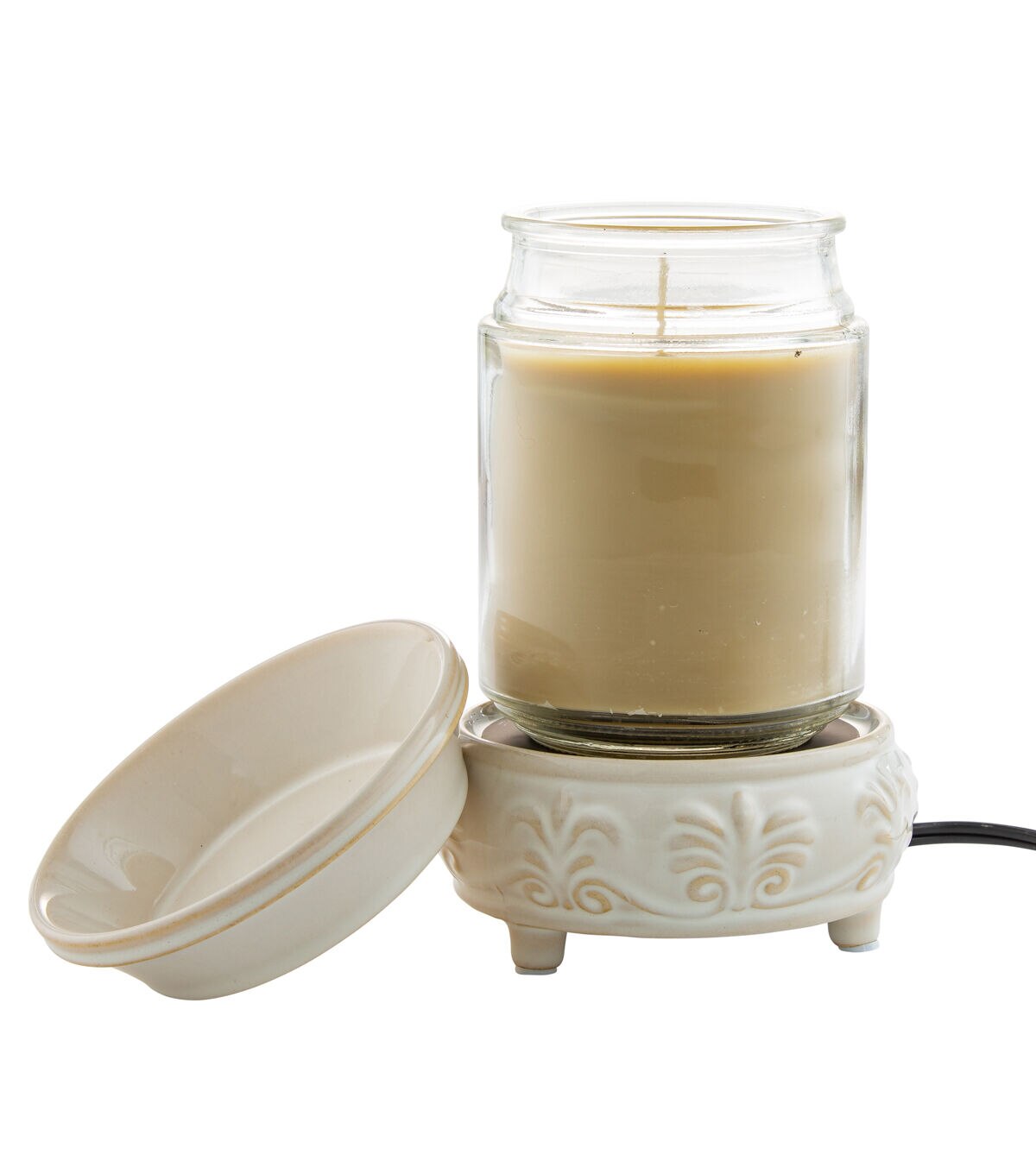 Sandstone Candle Warmer With Dish by Hudson 43