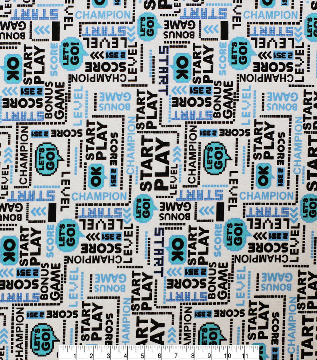 Gamer Super Snuggle Flannel Fabric