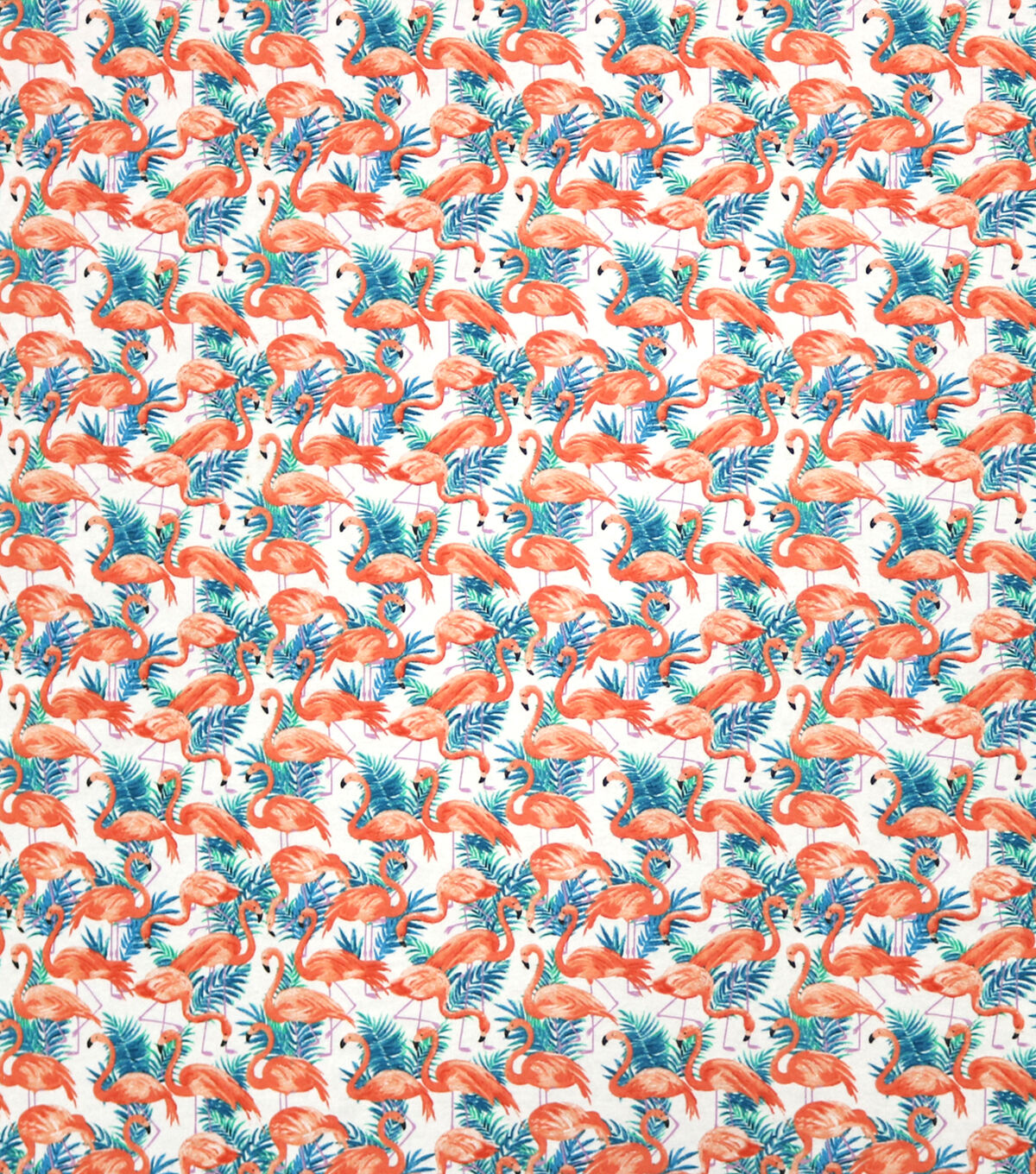 Flamingos Super Snuggle Flannel Fabric