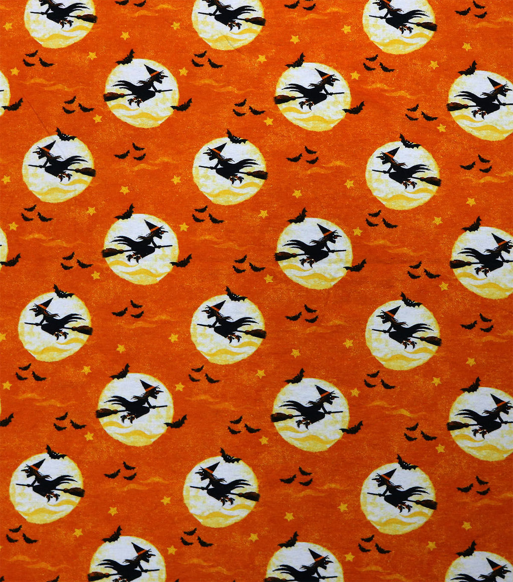 Witches & Moons Super Snuggle Flannel Fabric