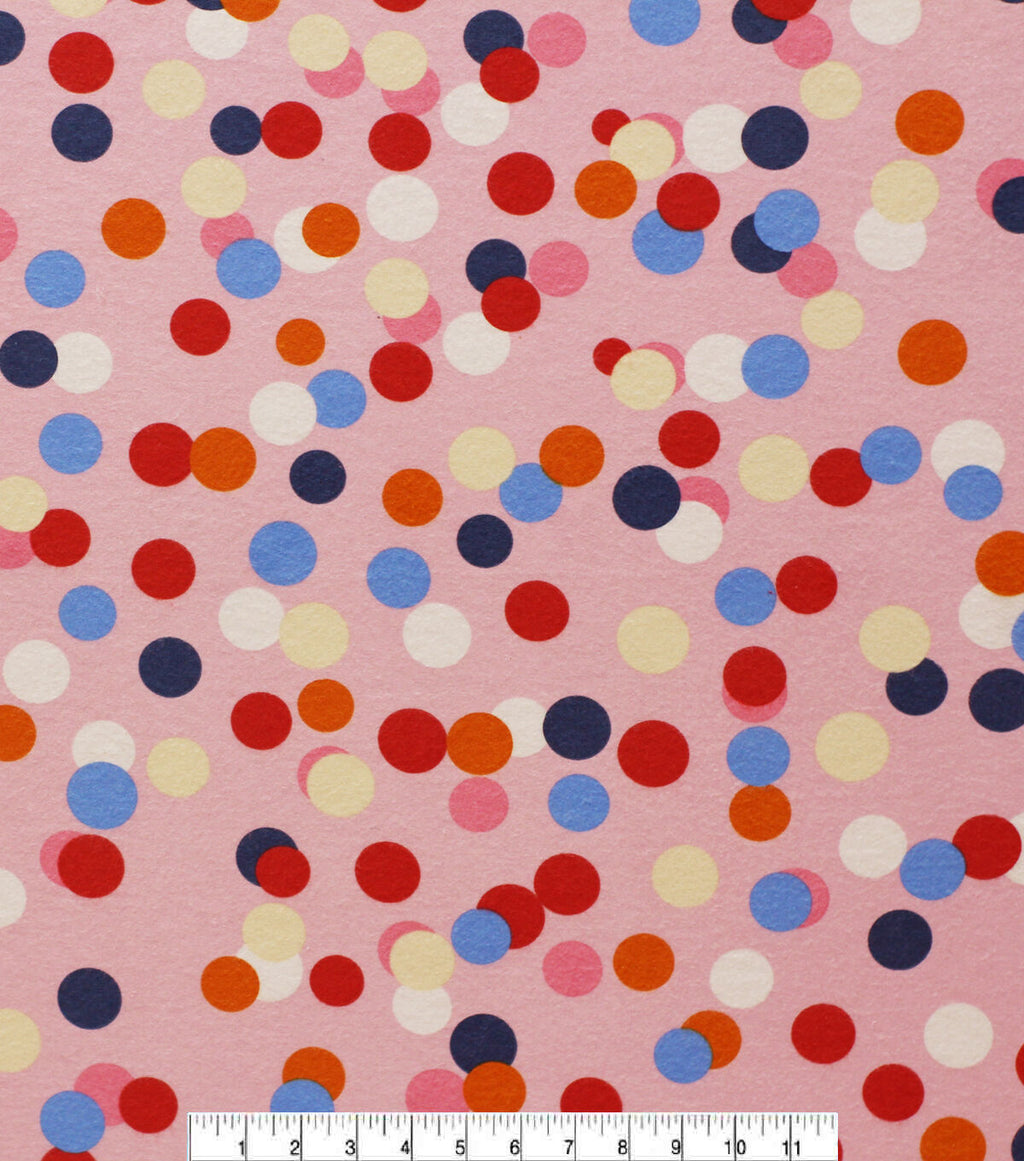 Bright Dots Super Snuggle Flannel Fabric