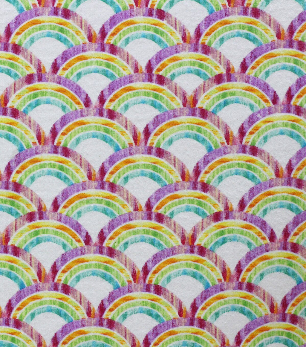 Rainbow Super Snuggle Flannel Fabric