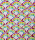 Rainbow Super Snuggle Flannel Fabric