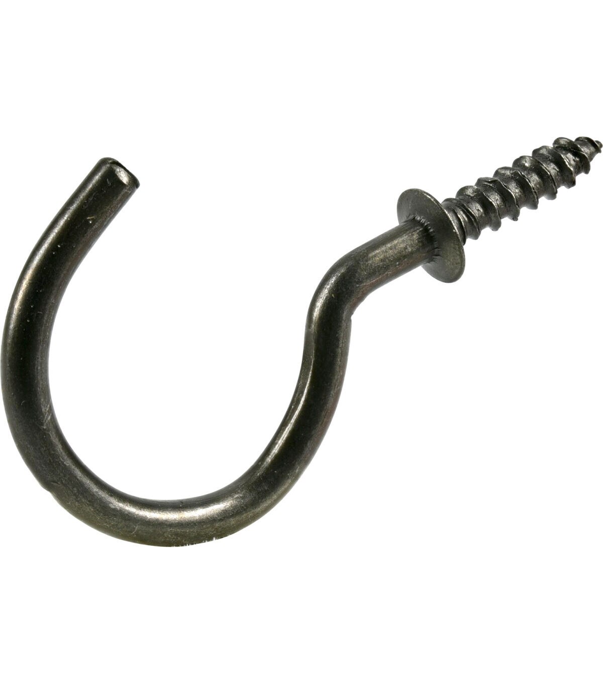Ook 1 Antique Brass Cup Hooks 3pk