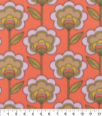 Retro Floral Blizzard Fleece Fabric