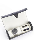 Watch and Cufflink Leather Travel Roll