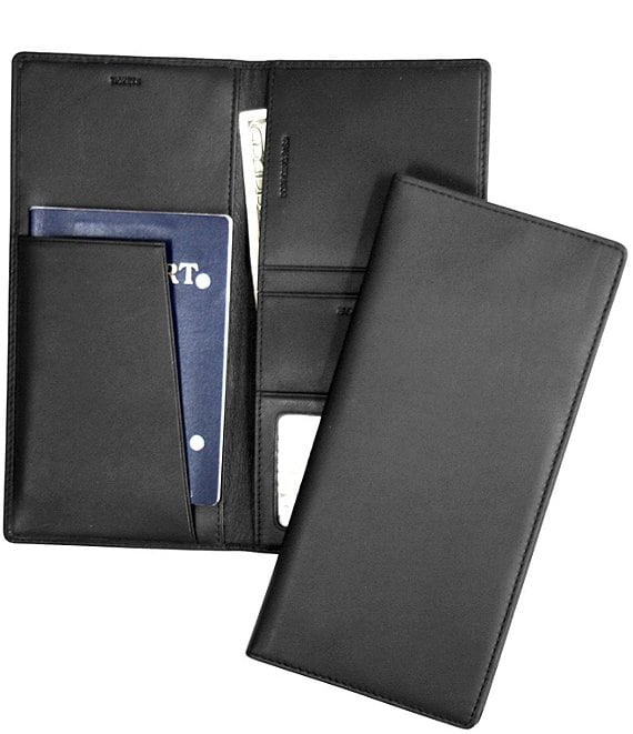 Leather RFID Blocking Passport Ticket Holder