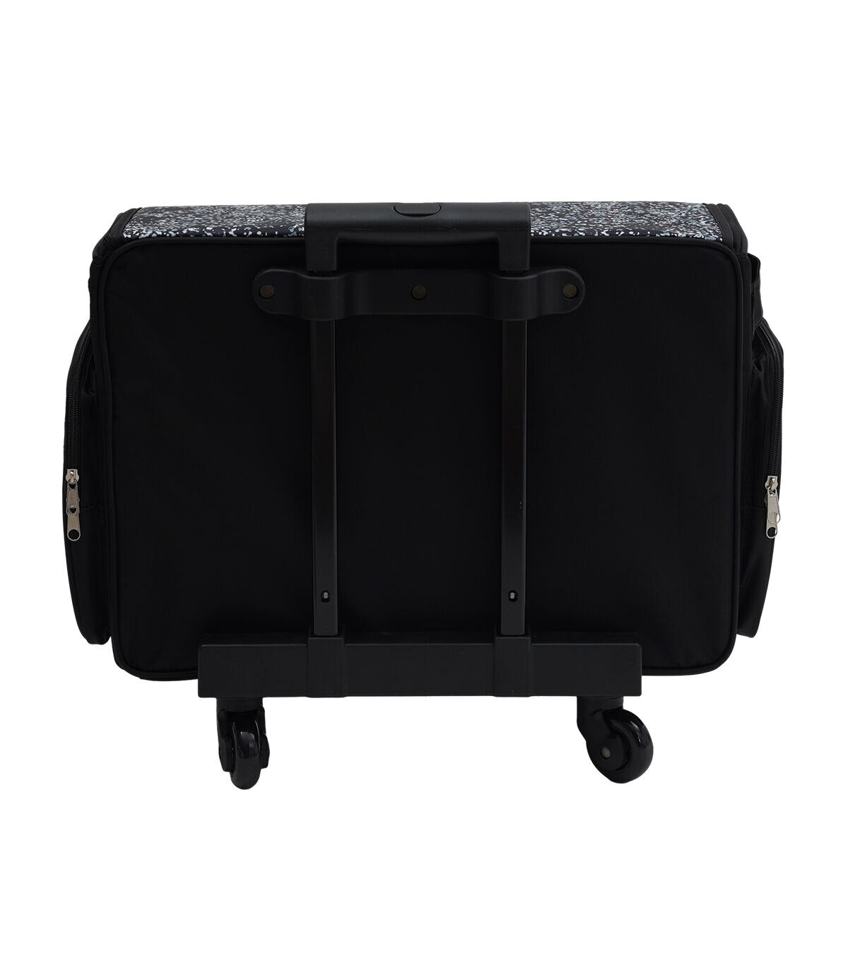13 x 18 Black Dots Rolling Sewing Machine Storage Tote by Top Notch