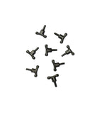 Black Metal Cleat 8 mm (8 Units)