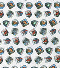 Dino Badges Super Snuggle Flannel Fabric