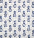 Pineapple Blue Super Snuggle Flannel Fabric