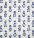 Pineapple Blue Super Snuggle Flannel Fabric