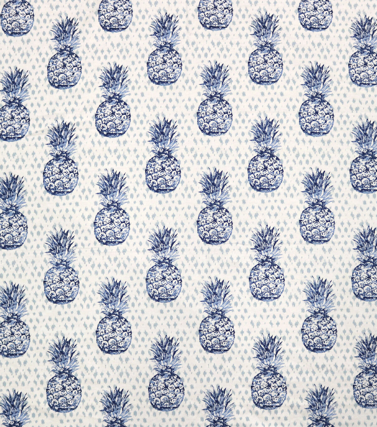 Pineapple Blue Super Snuggle Flannel Fabric