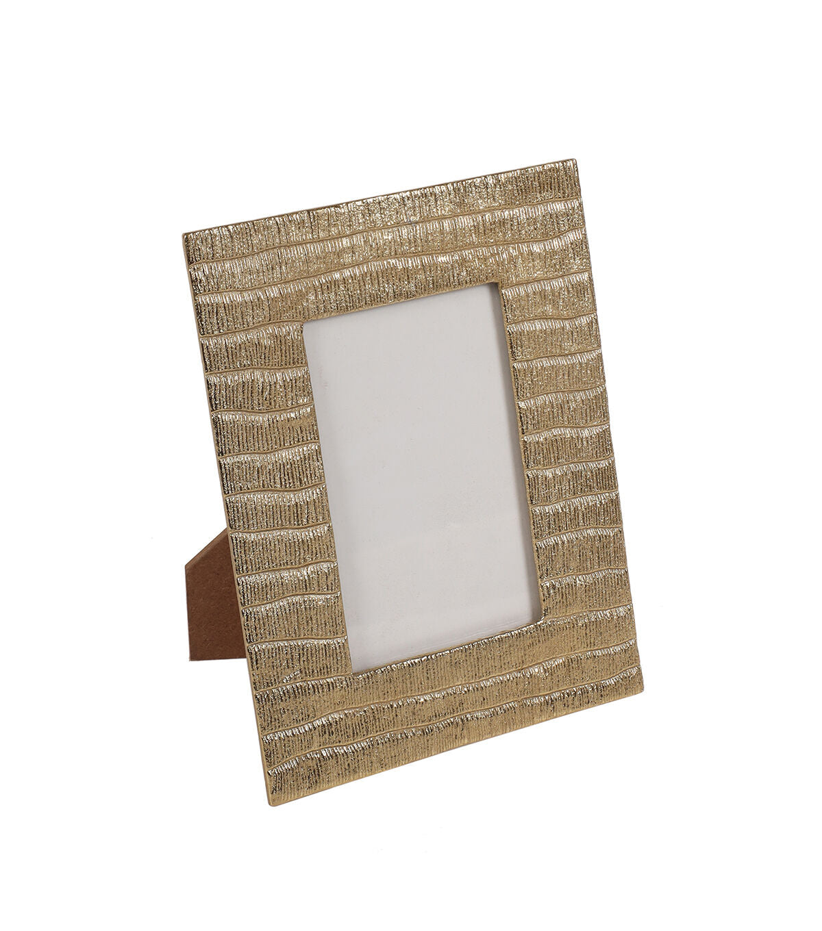 4 x 6 Antique Gold Te x tured Tabletop Picture Frame by Place & Time