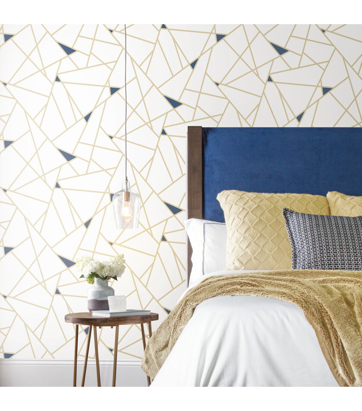 RoomMates Wallpaper Gold Fracture
