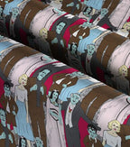 Munsters Cast Packed Halloween Cotton Fabric