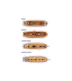 HMS VICTORY Trafalgar 1805 - ANATOMY Version - 1:84 Wooden Scale Model