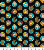 Scooby Doo Flannel Fabric Mystery Coins