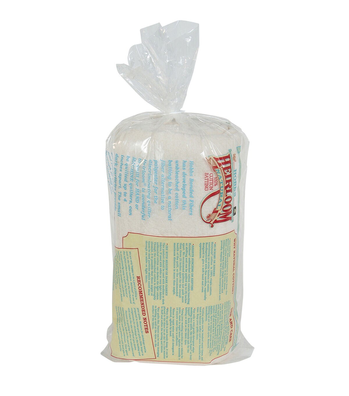 Hobbs Heirloom Bleached Cotton Batting- Queen
