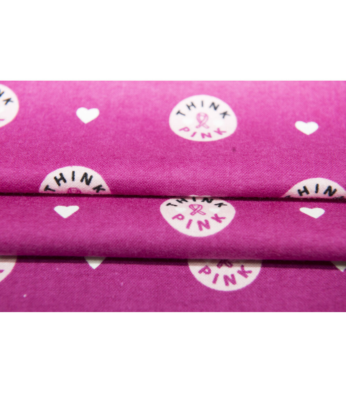 Breast Cancer Awareness Think Pink Super Snuggle Flannel Fabric