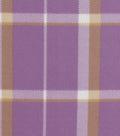 Lavender Plaid Blizzard Prints Fleece Fabric