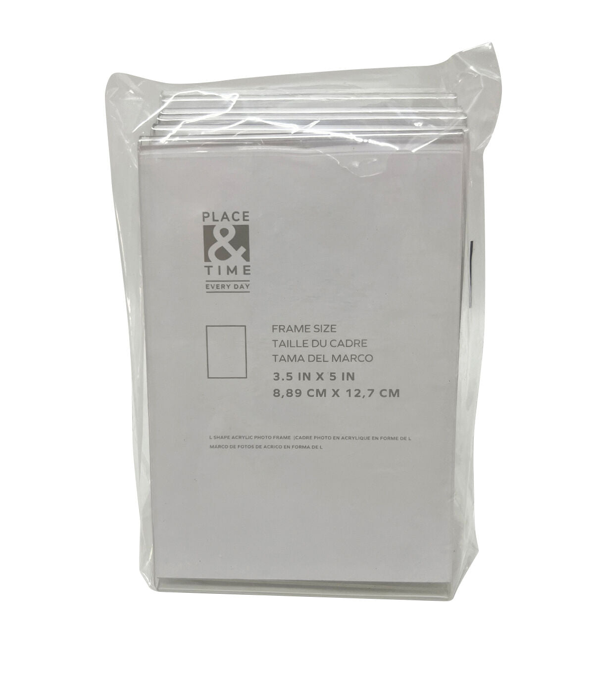 3.5 x 5 Acrylic Tabletop Picture Frames 6pk by Place & Time