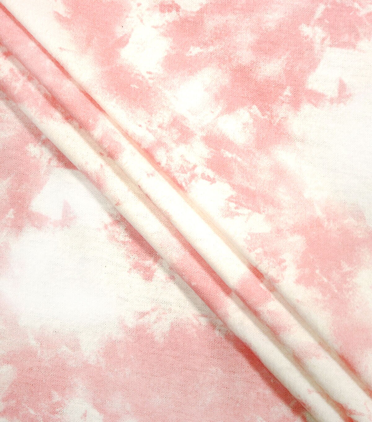 Light Pink Tie Dye Super Snuggle Flannel Fabric