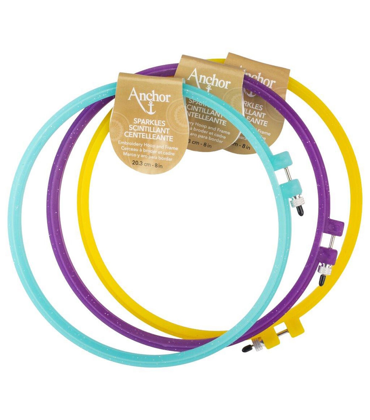 Anchor Sparkle Hoop
