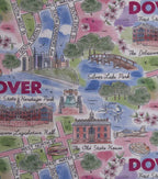 Dover Delaware City Pride Cotton Fabric