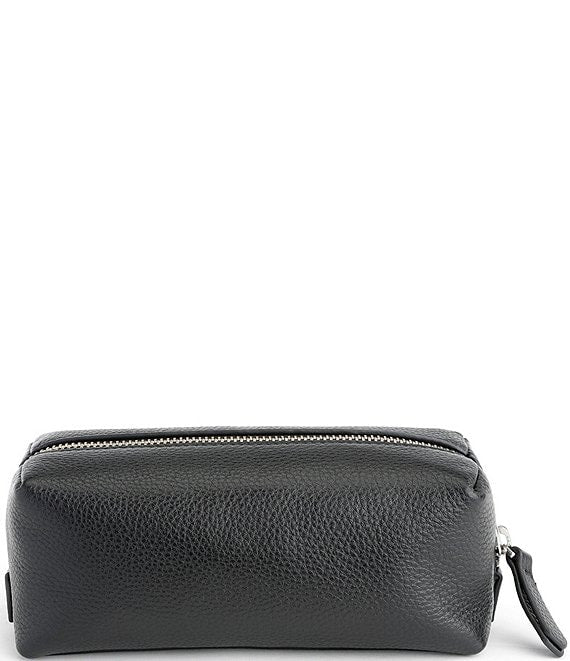 Leather Zippered Travel Utility Bag