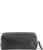 Leather Zippered Travel Utility Bag